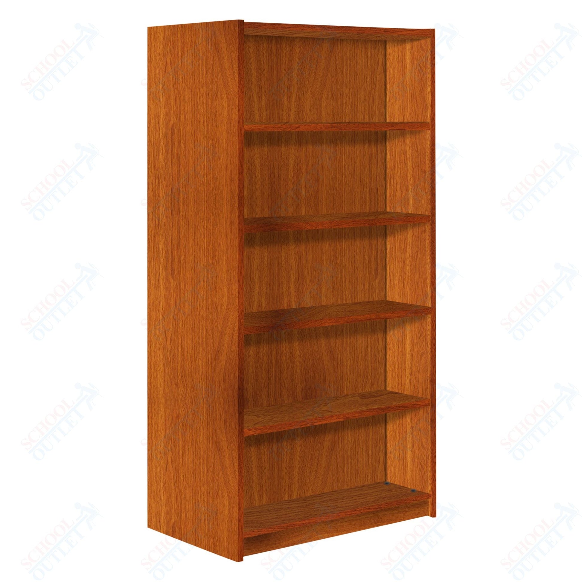 Double Face Starter 4 Adjustable Shelves each Face Bookcase (88257 Z74) - SchoolOutlet