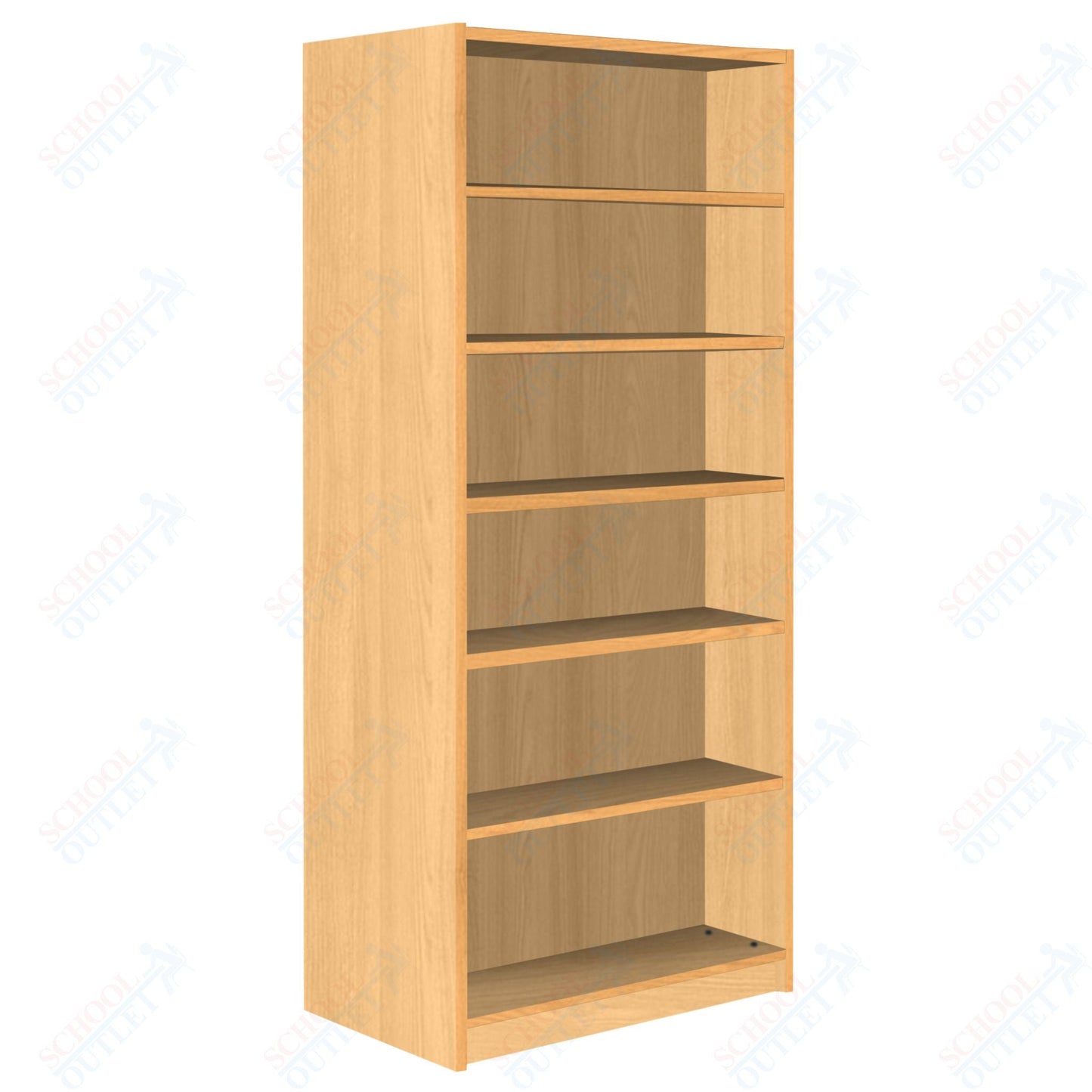 Double Face Starter 5 Adjustable Shelves each Face Bookcase (88259 Z84) - SchoolOutlet