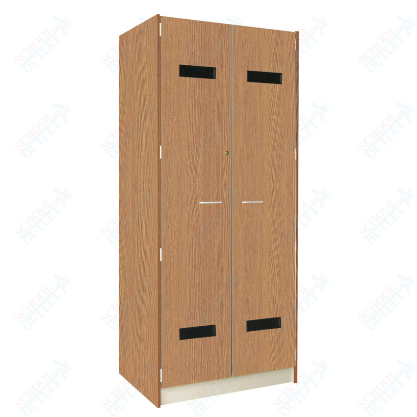 35" Wide Robe Storage with Lockable Solid Doors (89203 358424 D) - SchoolOutlet