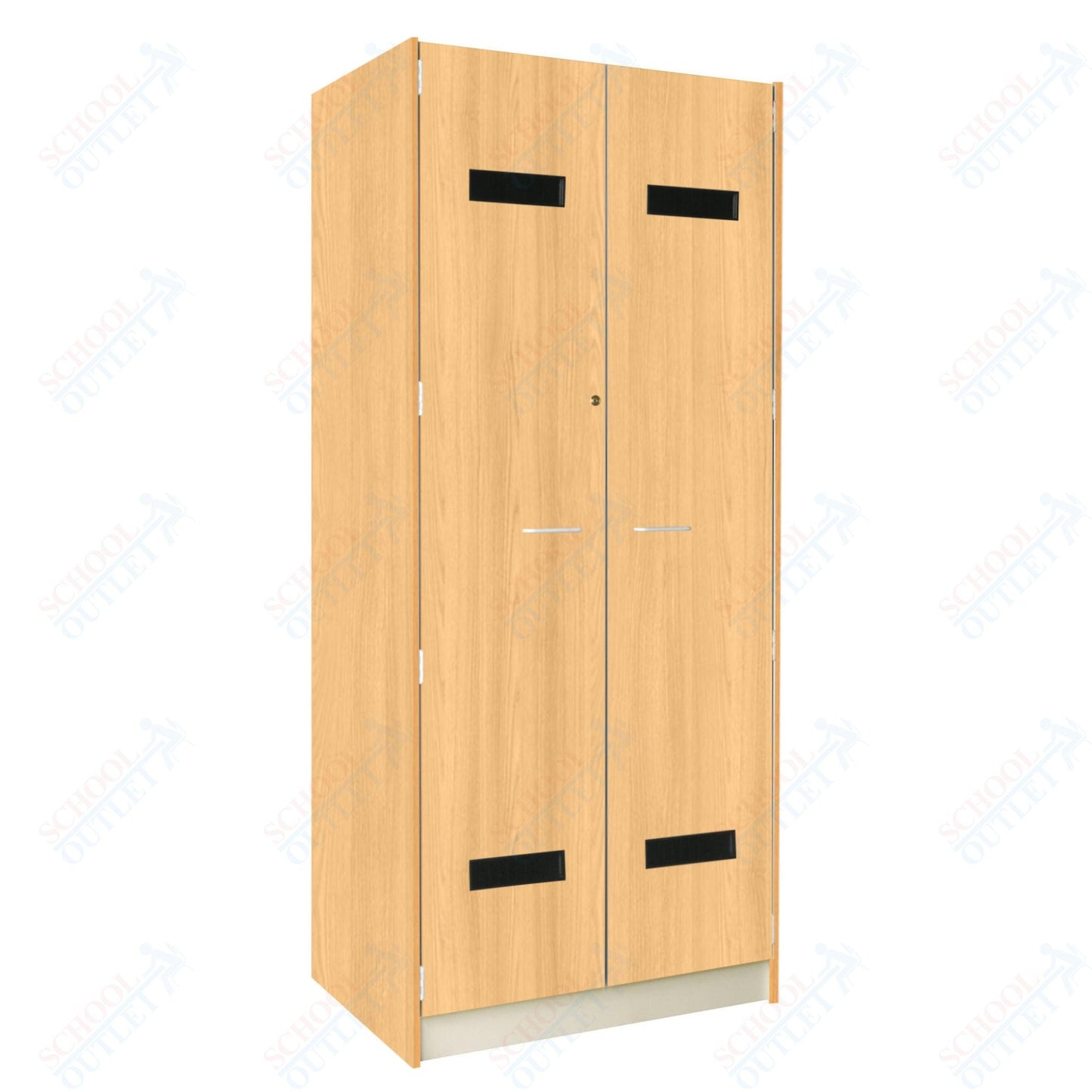 35" Wide Robe Storage with Lockable Solid Doors (89203 358424 D) - SchoolOutlet