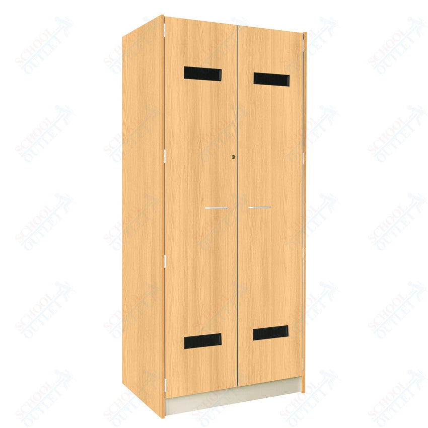 35" Wide Robe Storage with Lockable Solid Doors (89203 358424 D) - SchoolOutlet