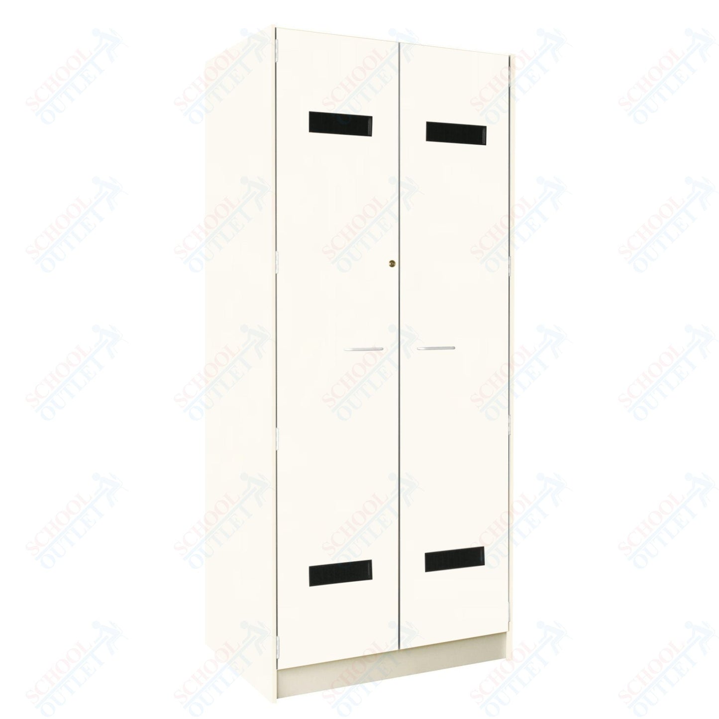 35" Wide Robe Storage with Lockable Solid Doors (89203 358424 D) - SchoolOutlet