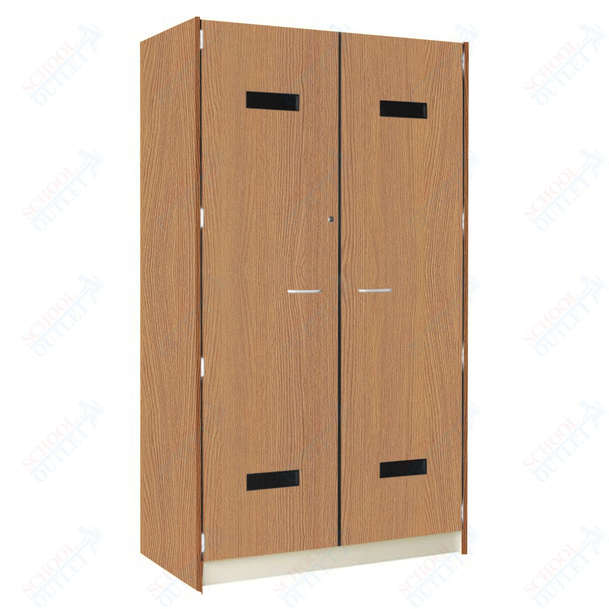 48" Wide Robe Storage with Lockable Solid Doors (89203 488424 D) - SchoolOutlet