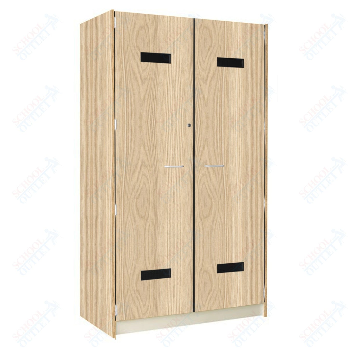 48" Wide Robe Storage with Lockable Solid Doors (89203 488424 D) - SchoolOutlet