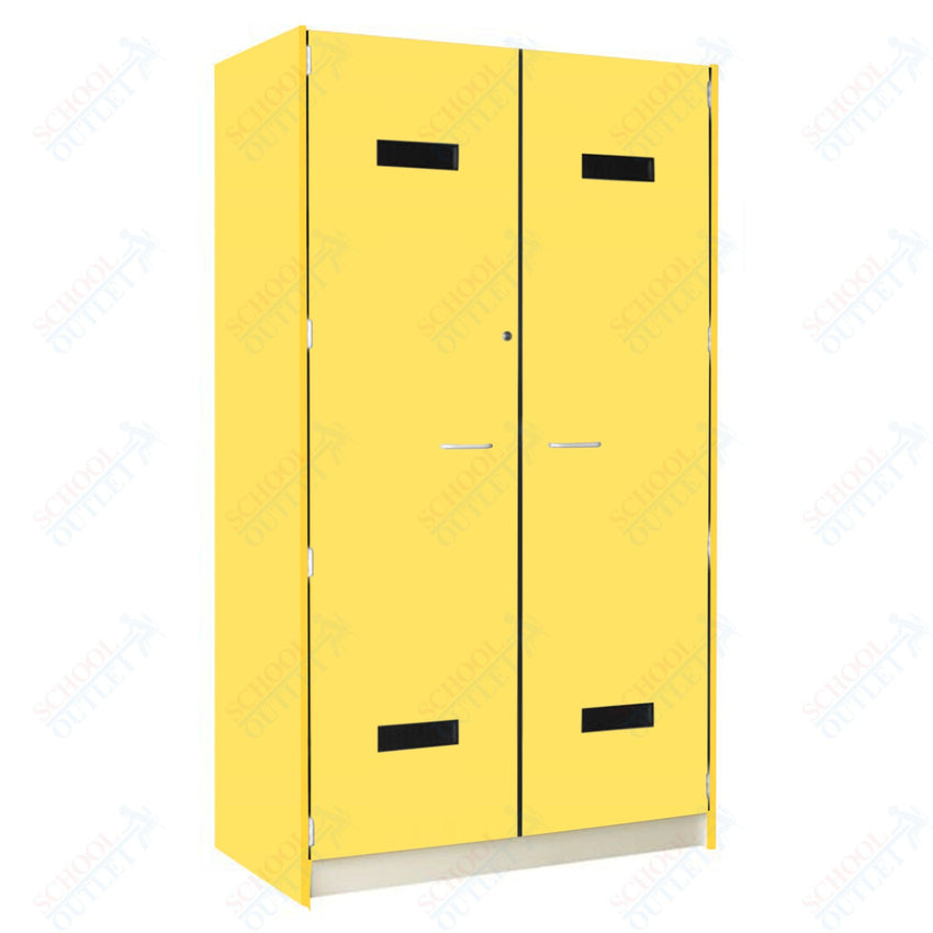 48" Wide Robe Storage with Lockable Solid Doors (89203 488424 D) - SchoolOutlet