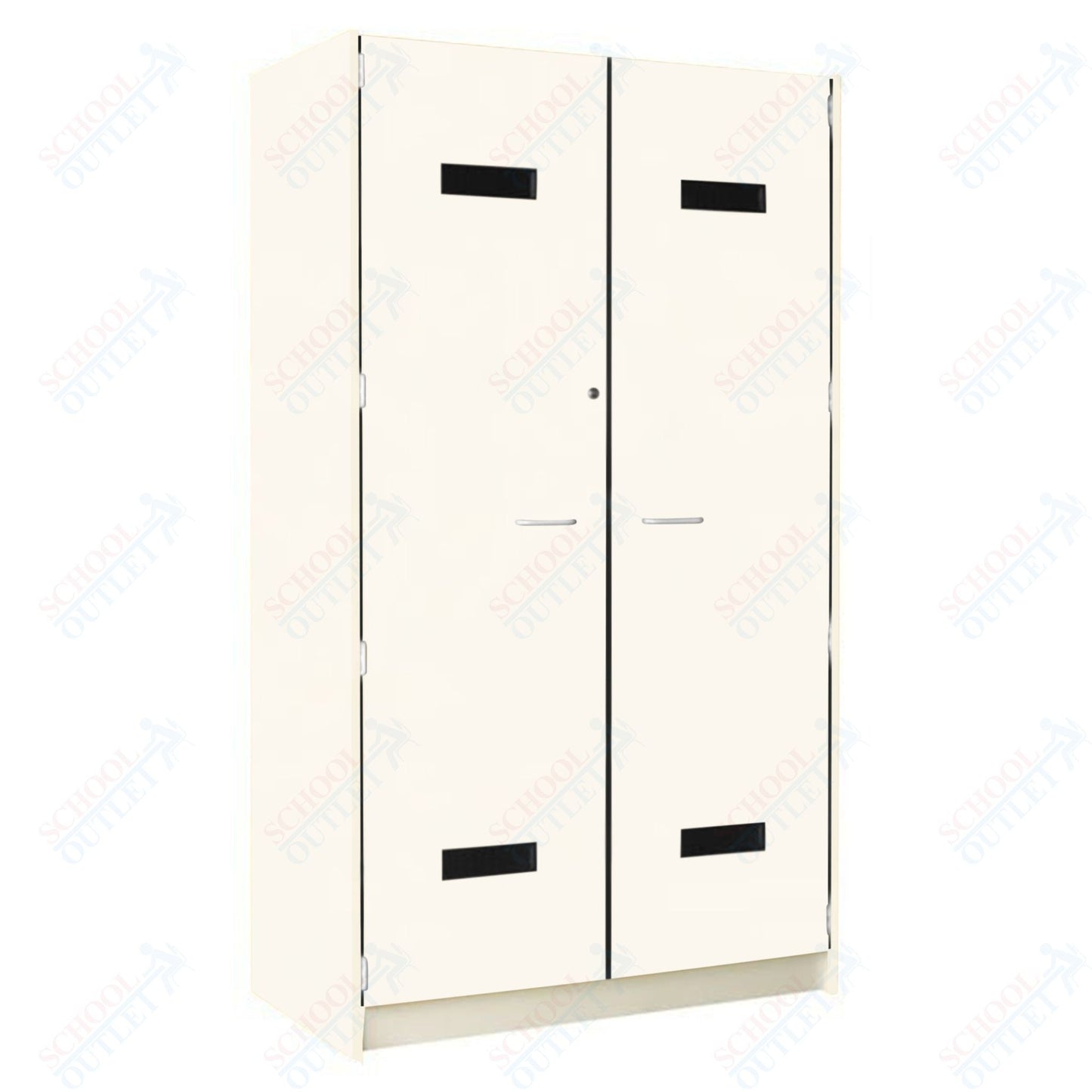 48" Wide Robe Storage with Lockable Solid Doors (89203 488424 D) - SchoolOutlet