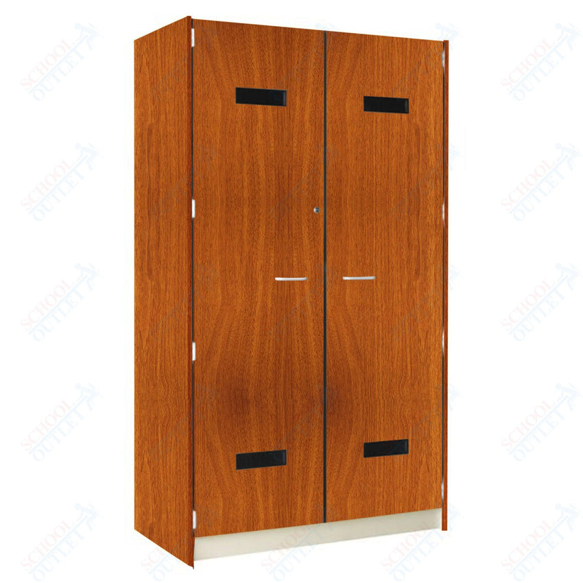 48" Wide Robe Storage with Lockable Solid Doors (89203 488424 D) - SchoolOutlet