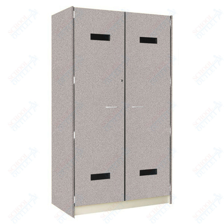 48" Wide Robe Storage with Lockable Solid Doors (89203 488424 D) - SchoolOutlet