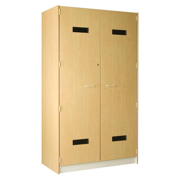 35" Wide Uniform Storage with Lockable Solid Doors (89207 358424 D) - SchoolOutlet