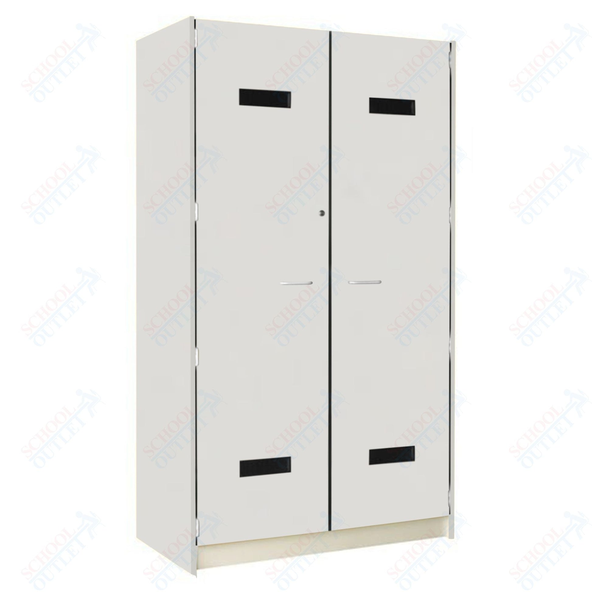 35" Wide Uniform Storage with Lockable Solid Doors (89207 358424 D) - SchoolOutlet