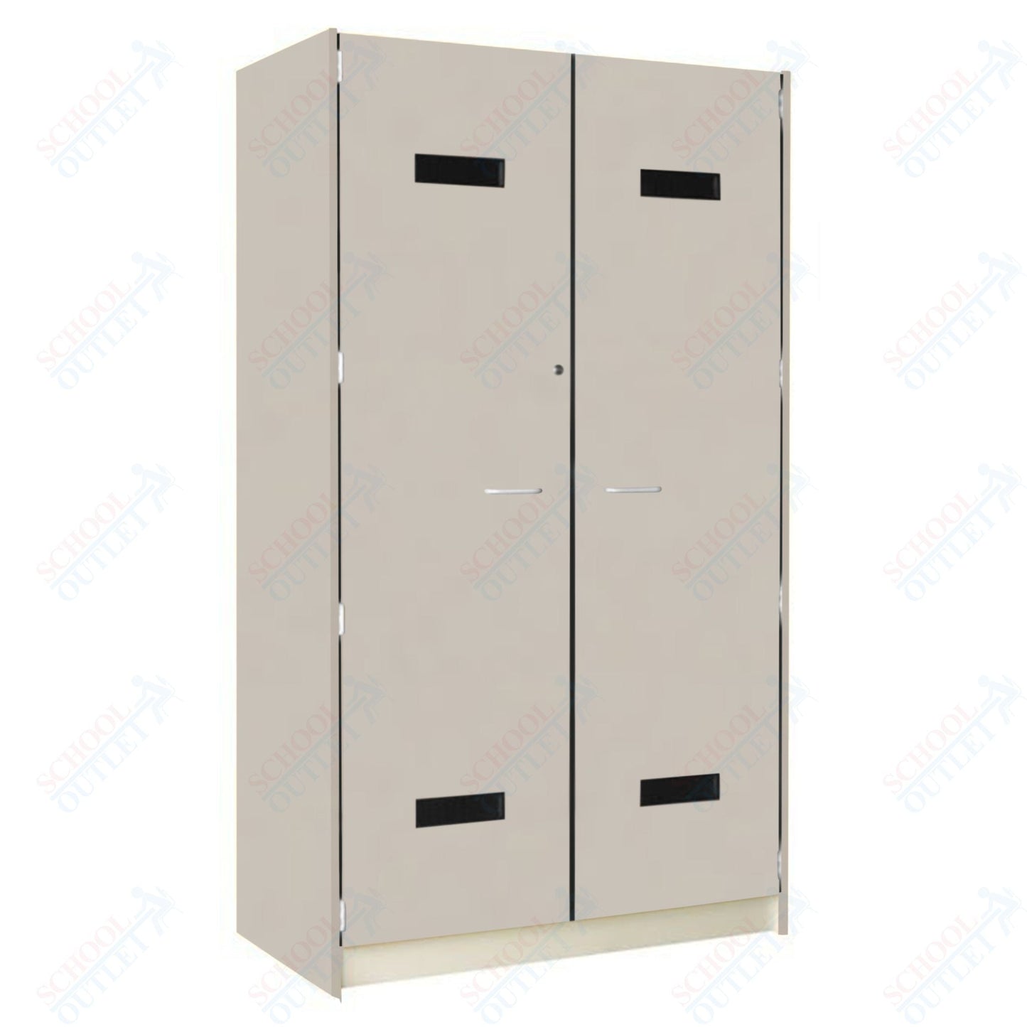 35" Wide Uniform Storage with Lockable Solid Doors (89207 358424 D) - SchoolOutlet