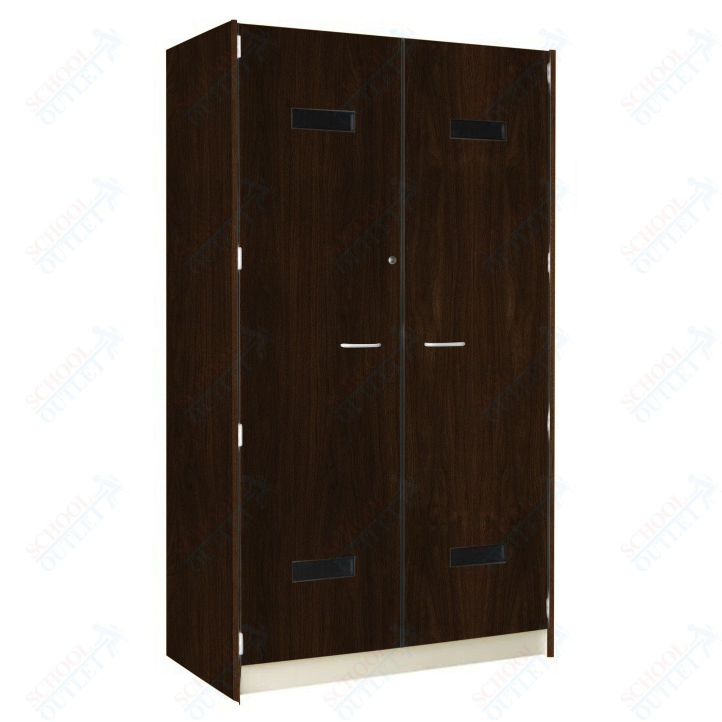 48" Wide Uniform Storage with Lockable Solid Doors (89207 488424 D) - SchoolOutlet