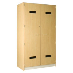 35" Wide Hat Storage with Lockable Solid Doors (89221 358424 D)