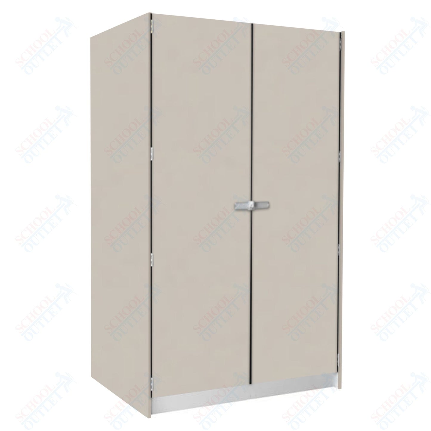 40" Deep Instrument Storage with Full Solid Doors (89254 488440 B) - SchoolOutlet