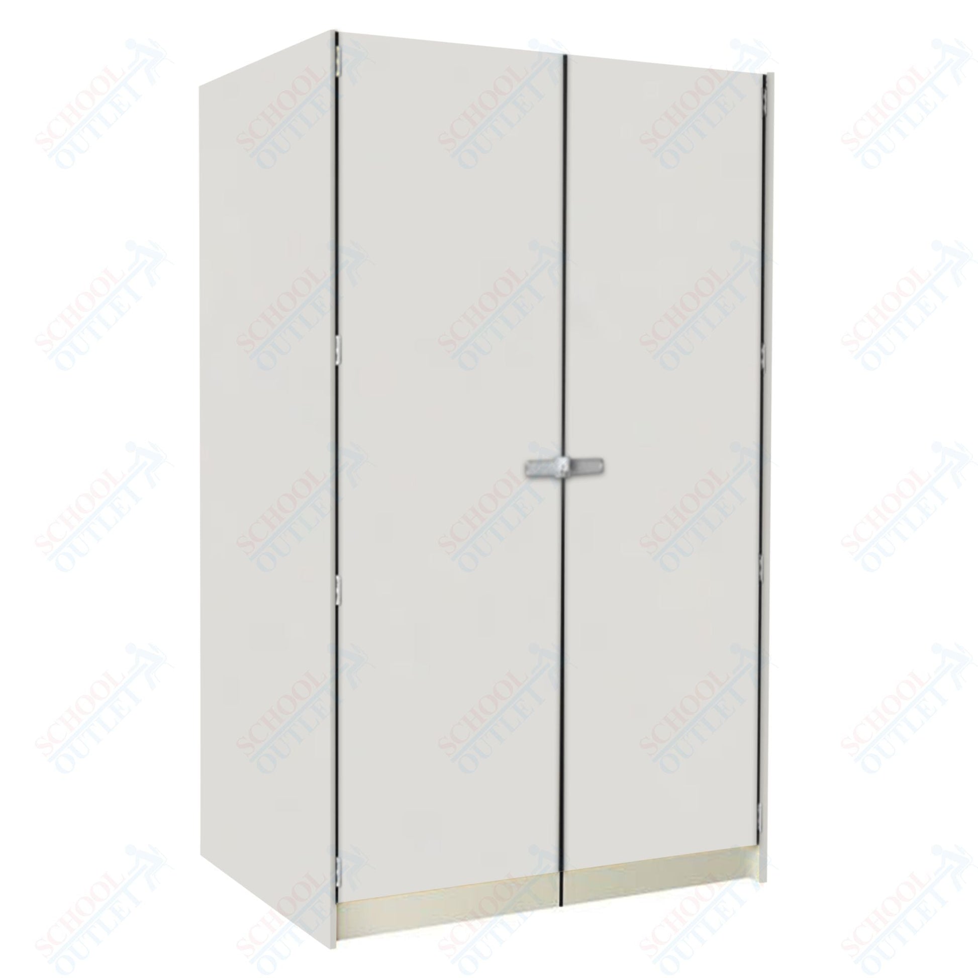 40" Deep Instrument Storage with Full Solid Doors (89260 548440 B) - SchoolOutlet