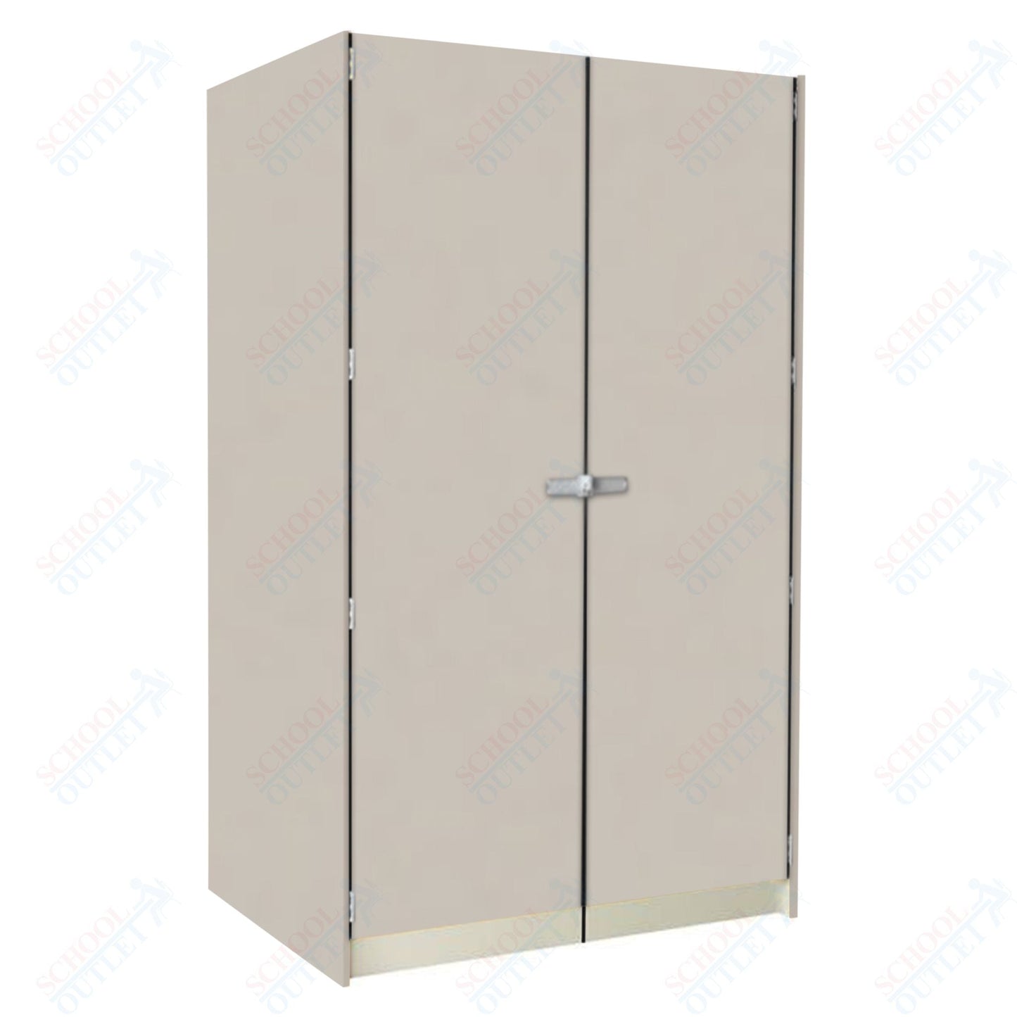 40" Deep Instrument Storage with Full Solid Doors (89260 548440 B) - SchoolOutlet