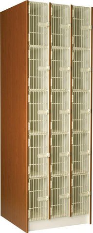 20" Deep Instrument Storage with Acousti - Grille Doors (89610 278420 A) - SchoolOutlet