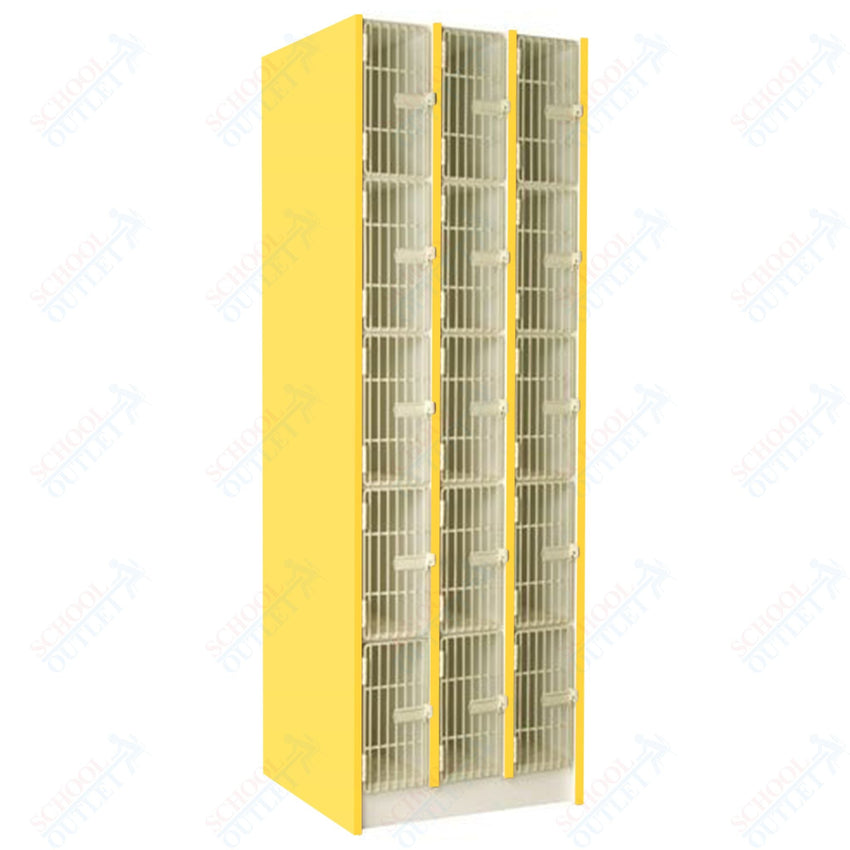 20" Deep Instrument Storage with Acousti - Grille Doors (89610 278420 A) - SchoolOutlet