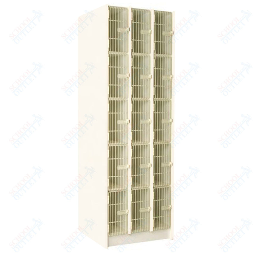 20" Deep Instrument Storage with Acousti - Grille Doors (89610 278420 A) - SchoolOutlet