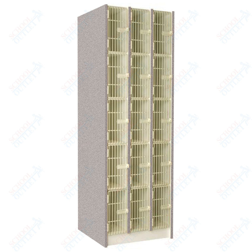 20" Deep Instrument Storage with Acousti - Grille Doors (89610 278420 A) - SchoolOutlet