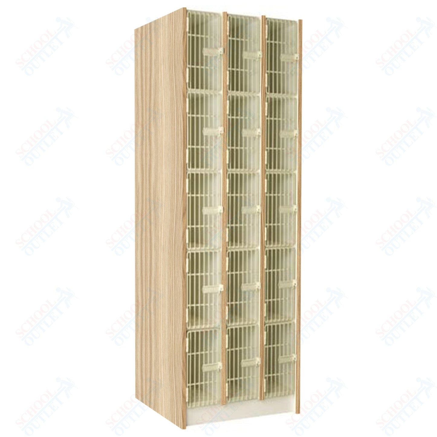 29" Deep Instrument Storage with Acousti - Grille Doors (89610 278429 A) - SchoolOutlet