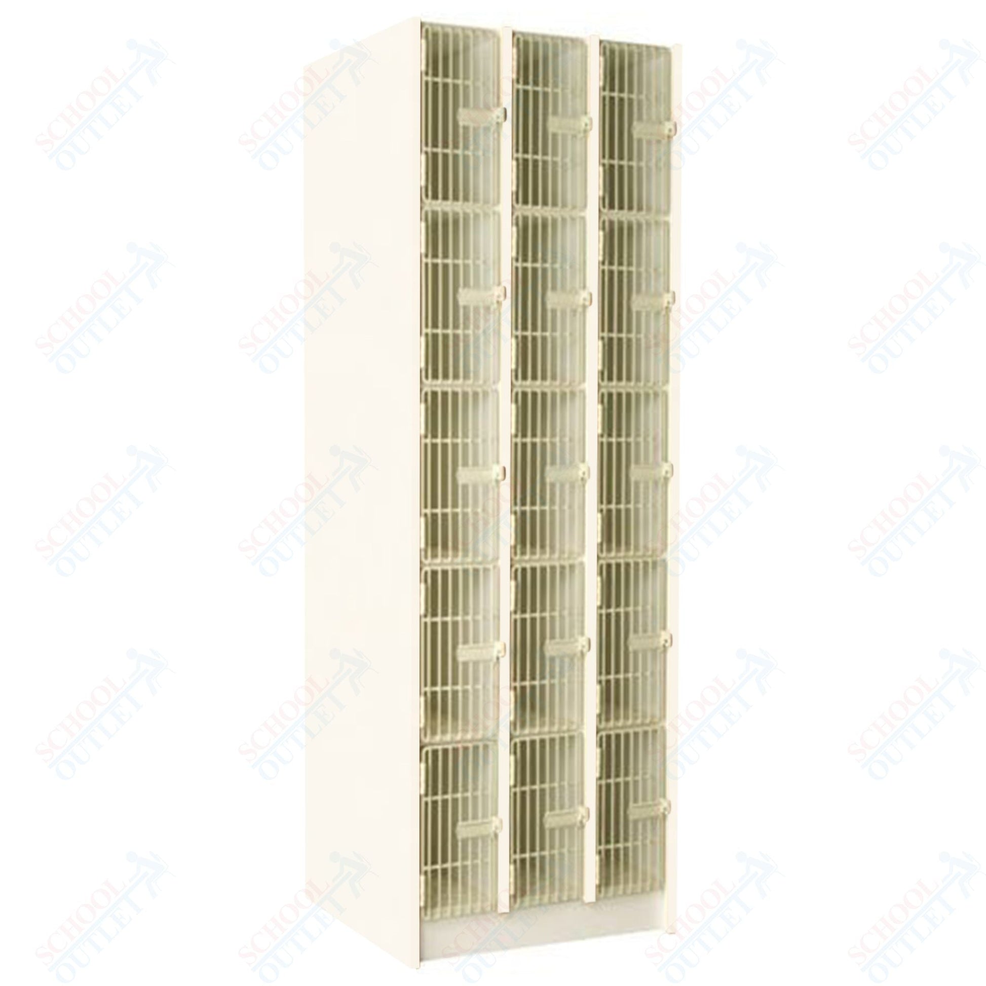 29" Deep Instrument Storage with Acousti - Grille Doors (89610 278429 A) - SchoolOutlet