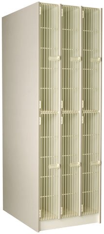 40" Deep Instrument Storage with Individual Acousti - Grille Doors (89611 278440 A) - SchoolOutlet