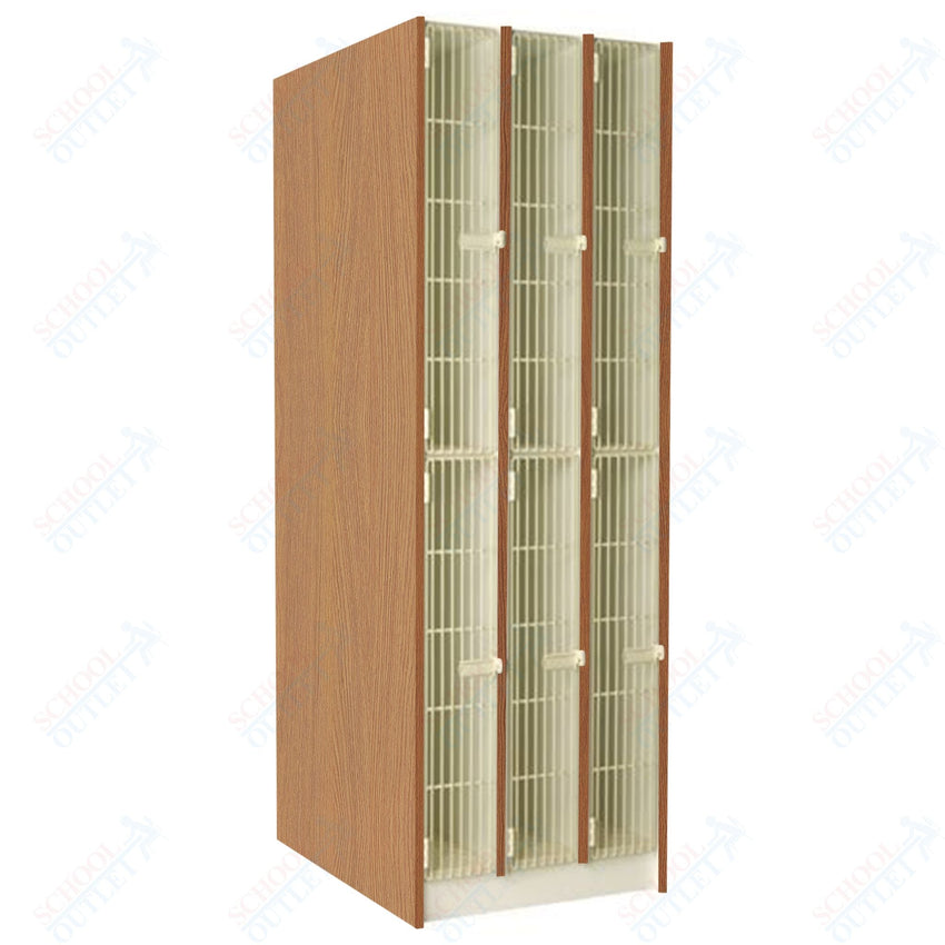 40" Deep Instrument Storage with Individual Acousti - Grille Doors (89611 278440 A) - SchoolOutlet