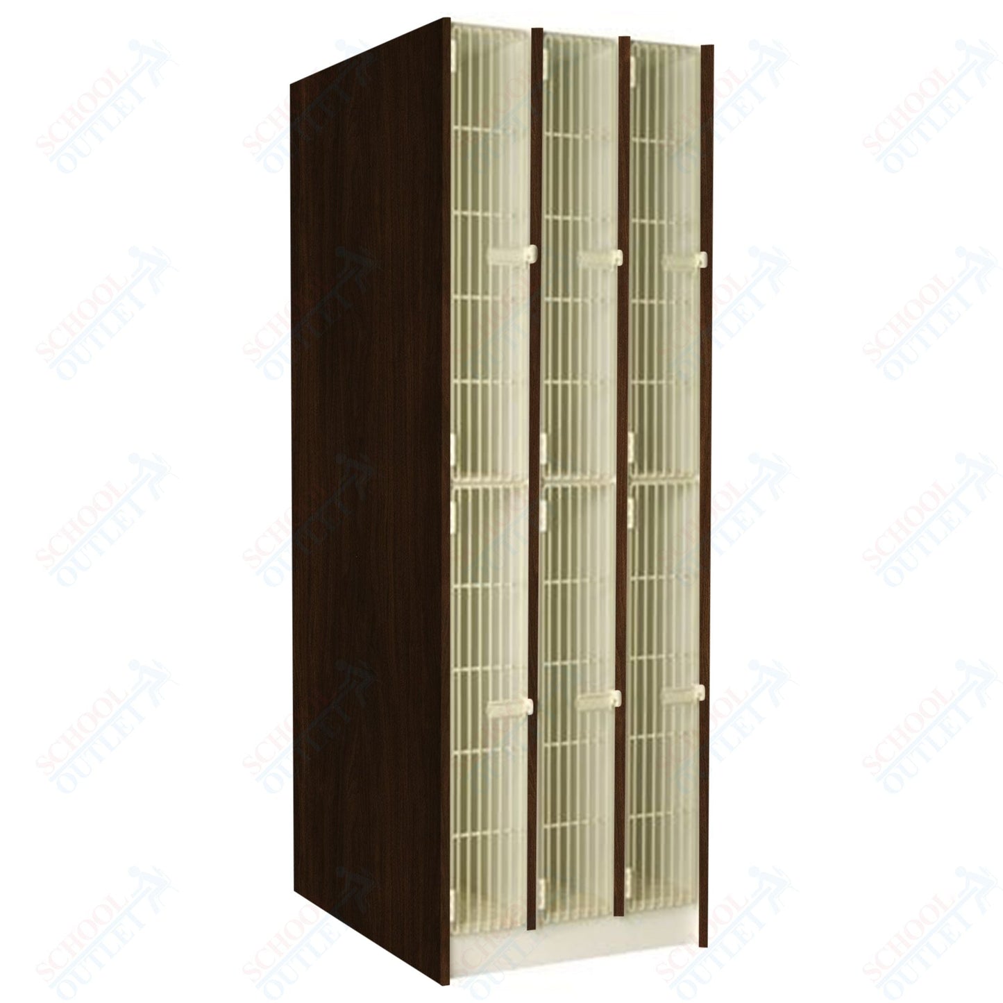 40" Deep Instrument Storage with Individual Acousti - Grille Doors (89611 278440 A) - SchoolOutlet