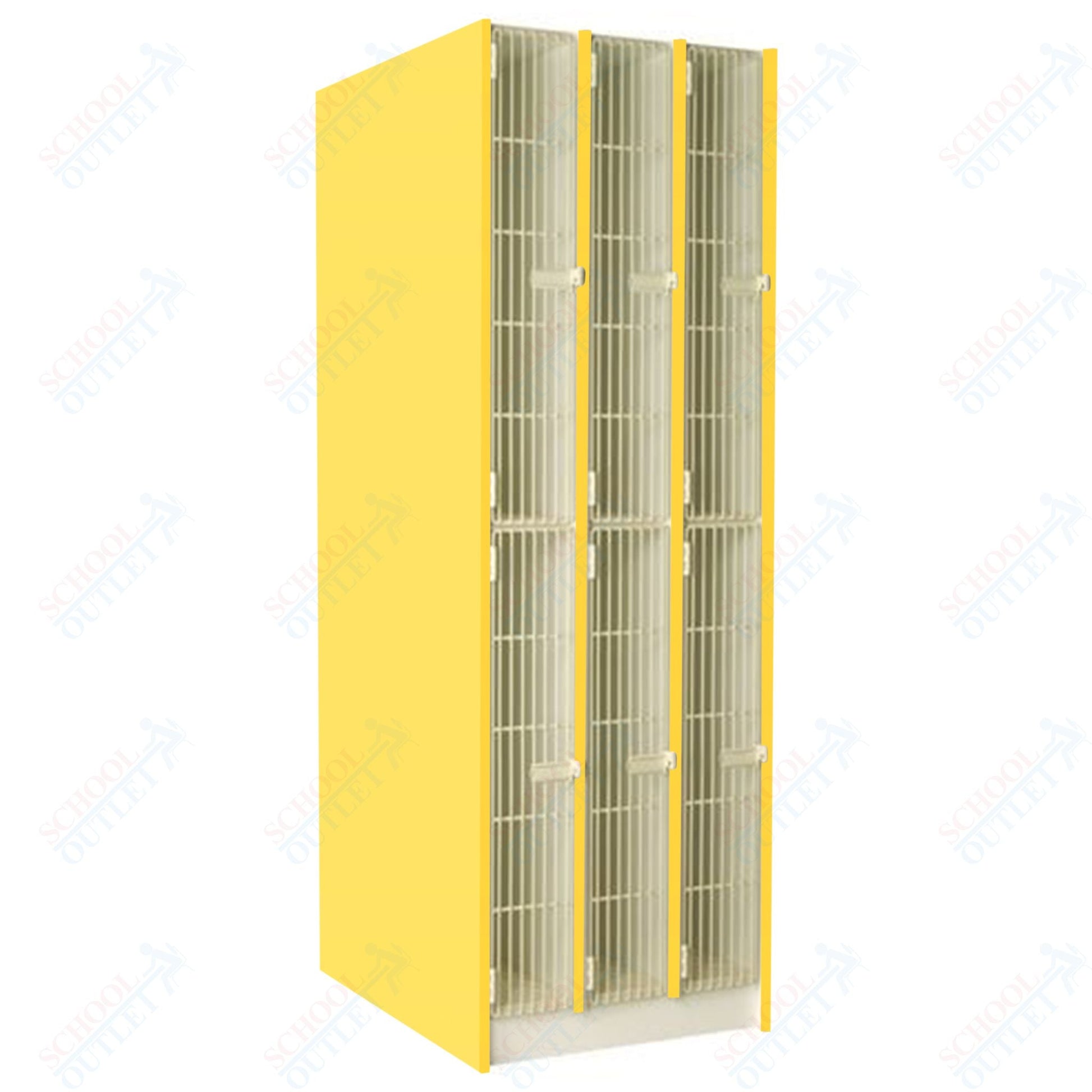 40" Deep Instrument Storage with Individual Acousti - Grille Doors (89611 278440 A) - SchoolOutlet