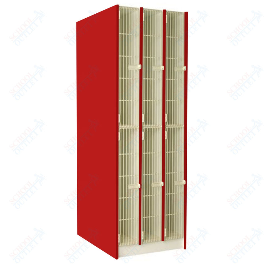 40" Deep Instrument Storage with Individual Acousti - Grille Doors (89611 278440 A) - SchoolOutlet