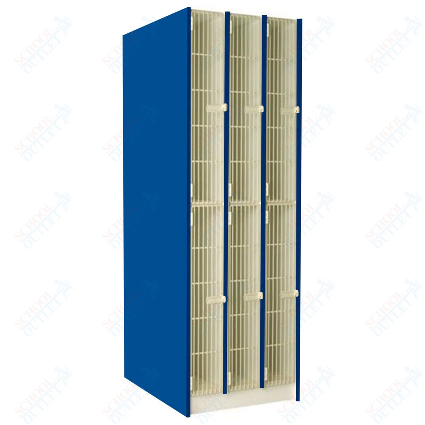 40" Deep Instrument Storage with Individual Acousti - Grille Doors (89611 278440 A) - SchoolOutlet