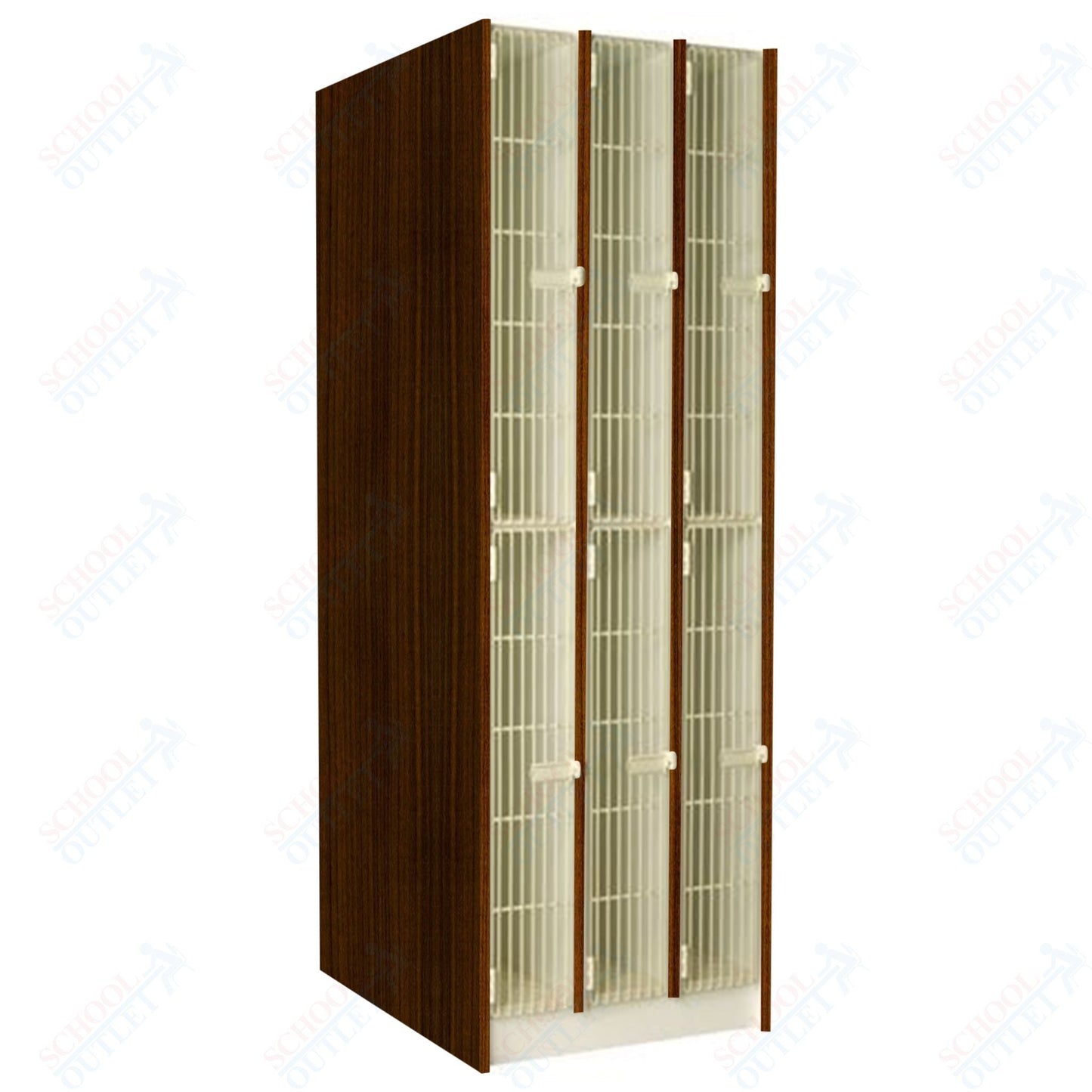 40" Deep Instrument Storage with Individual Acousti - Grille Doors (89611 278440 A) - SchoolOutlet