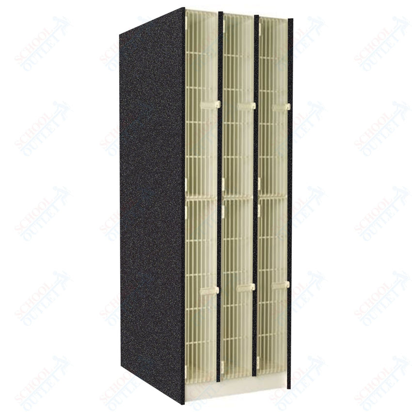 40" Deep Instrument Storage with Individual Acousti - Grille Doors (89611 278440 A) - SchoolOutlet