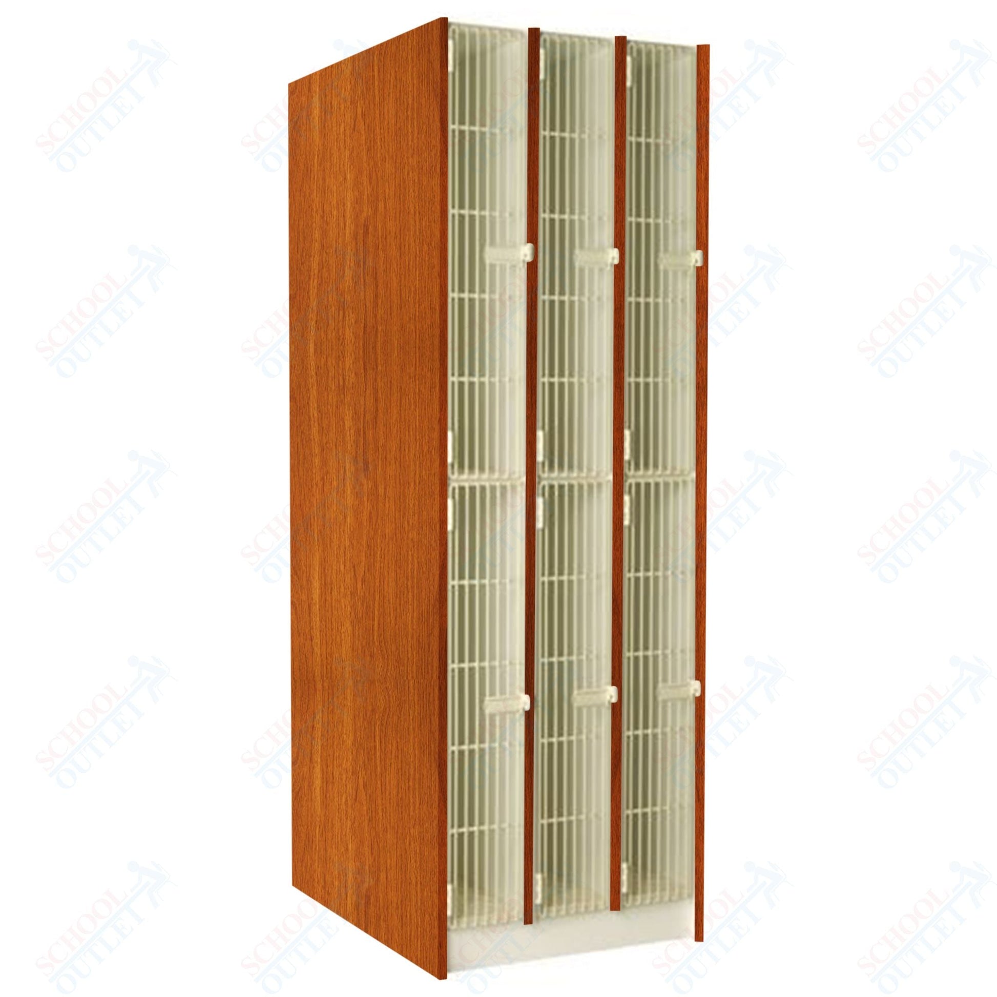 40" Deep Instrument Storage with Individual Acousti - Grille Doors (89611 278440 A) - SchoolOutlet