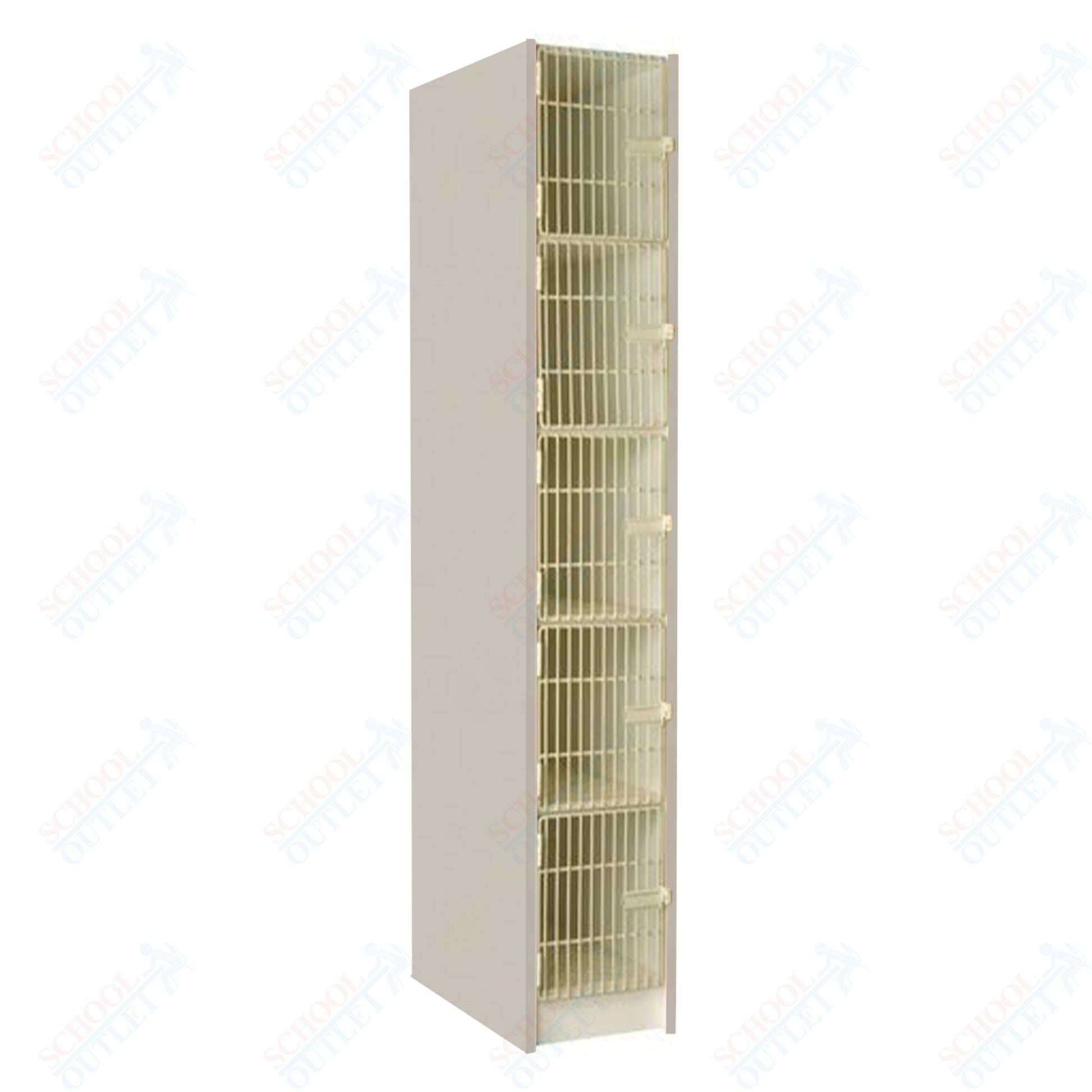 29" Deep Instrument Storage with Acousti - Grille Doors (89616 148429 A) - SchoolOutlet