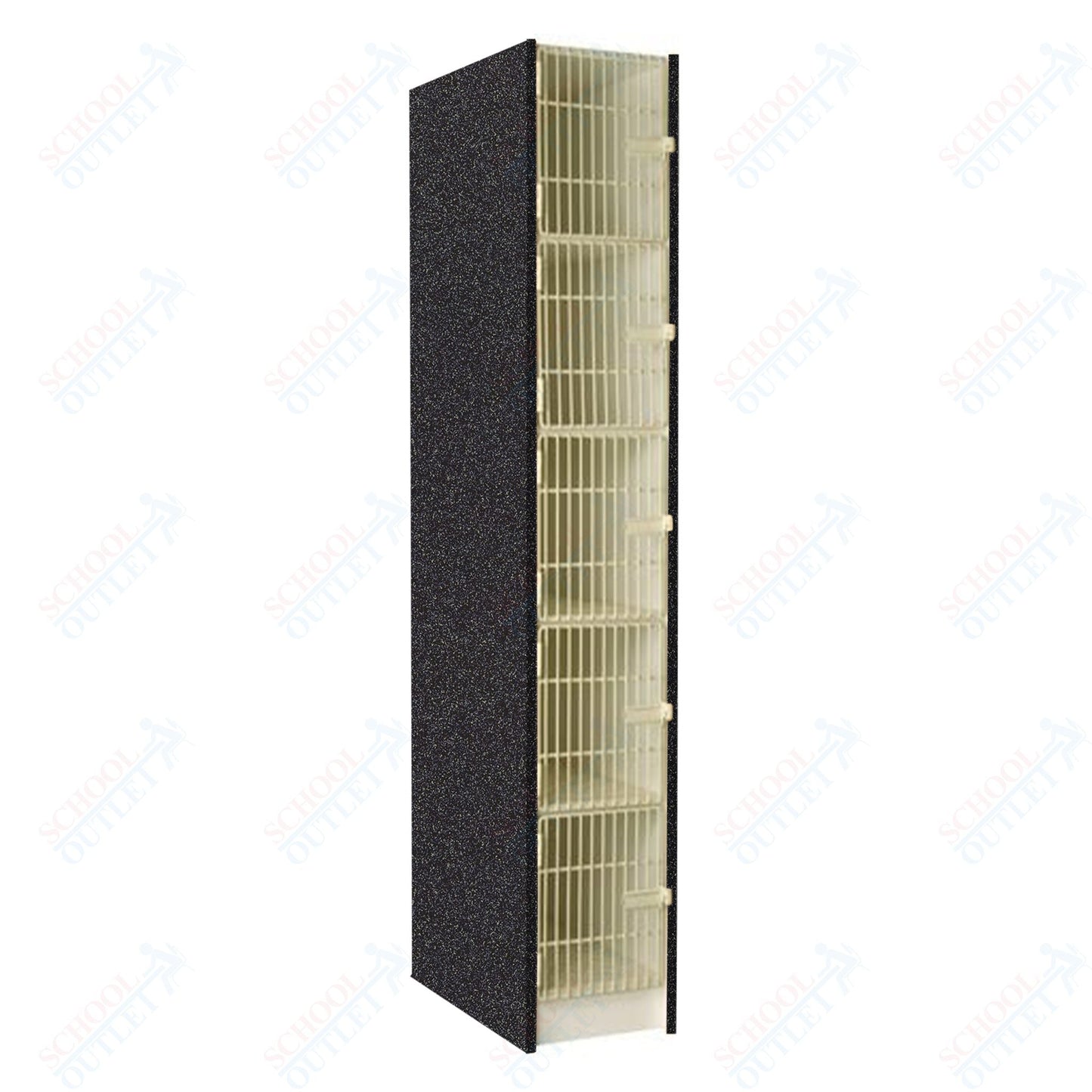 29" Deep Instrument Storage with Acousti - Grille Doors (89616 148429 A) - SchoolOutlet