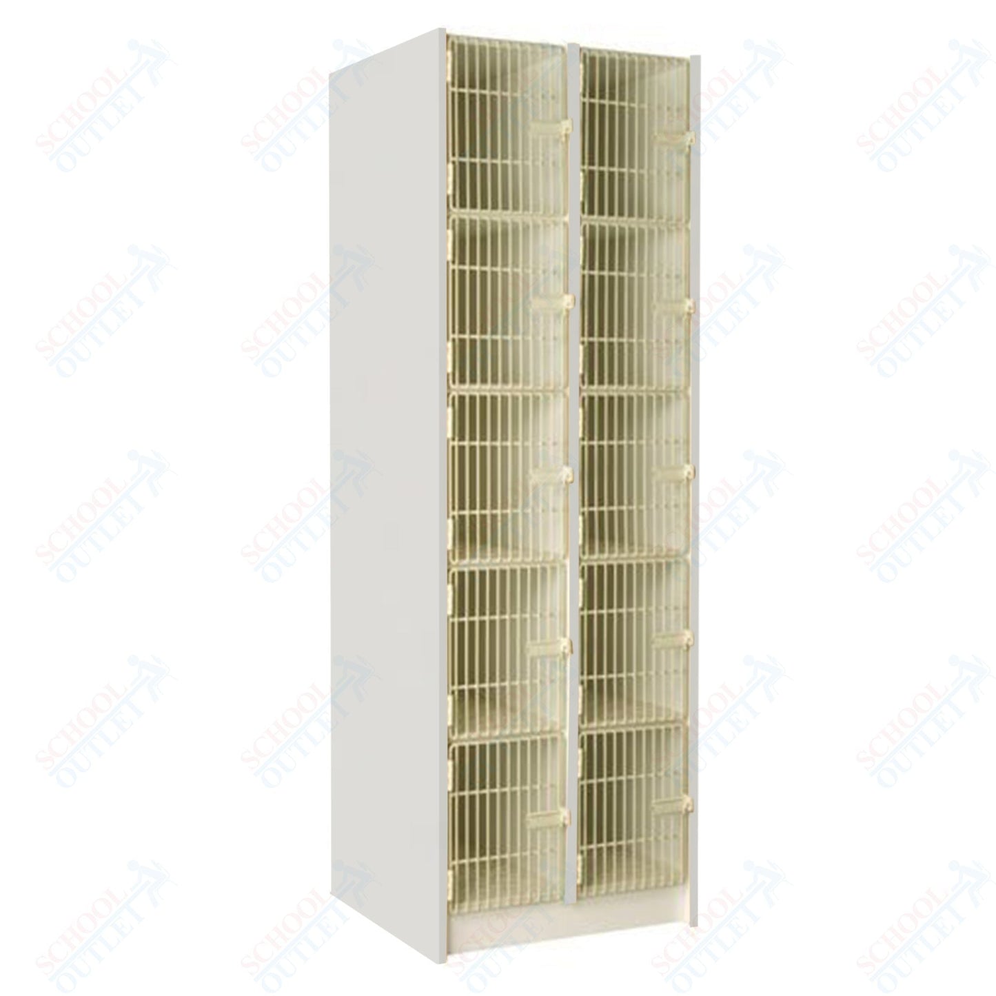 29" Deep Instrument Storage with Acousti - Grille Doors (89618 278429 A) - SchoolOutlet