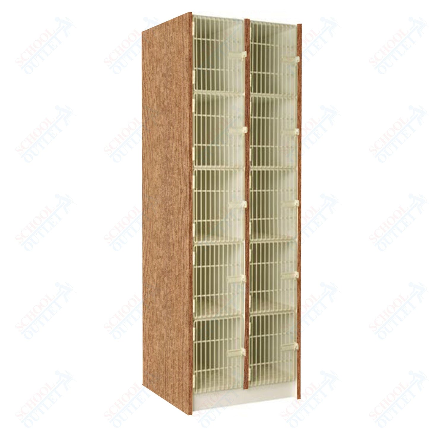 29" Deep Instrument Storage with Acousti - Grille Doors (89618 278429 A) - SchoolOutlet