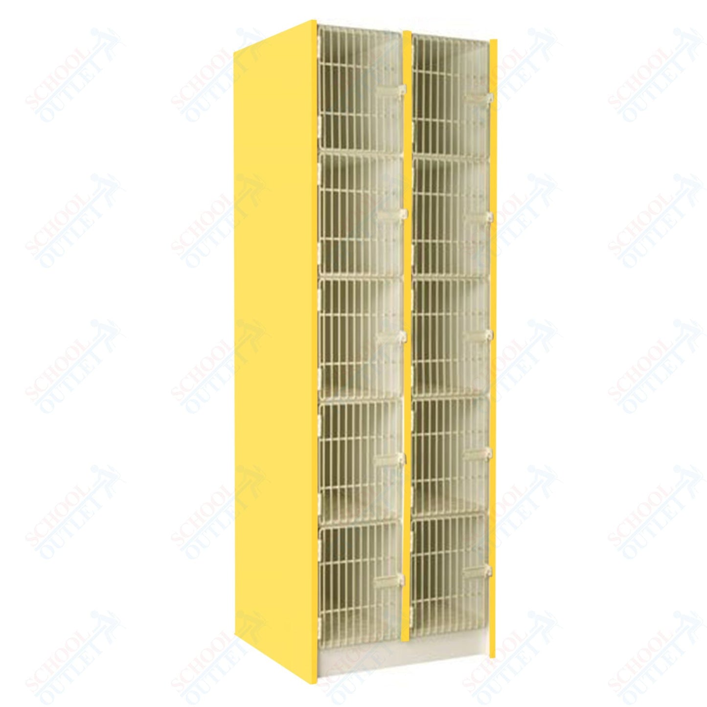 29" Deep Instrument Storage with Acousti - Grille Doors (89618 278429 A) - SchoolOutlet