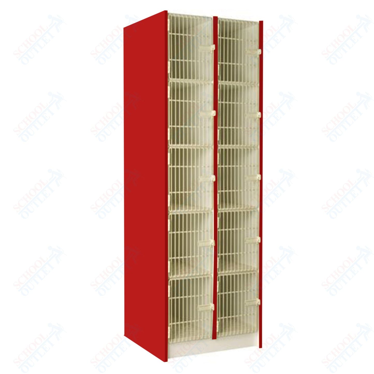 29" Deep Instrument Storage with Acousti - Grille Doors (89618 278429 A) - SchoolOutlet