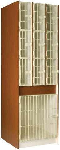 29" Deep Instrument Storage with Acousti - Grille Doors (89626 278429 A) - SchoolOutlet