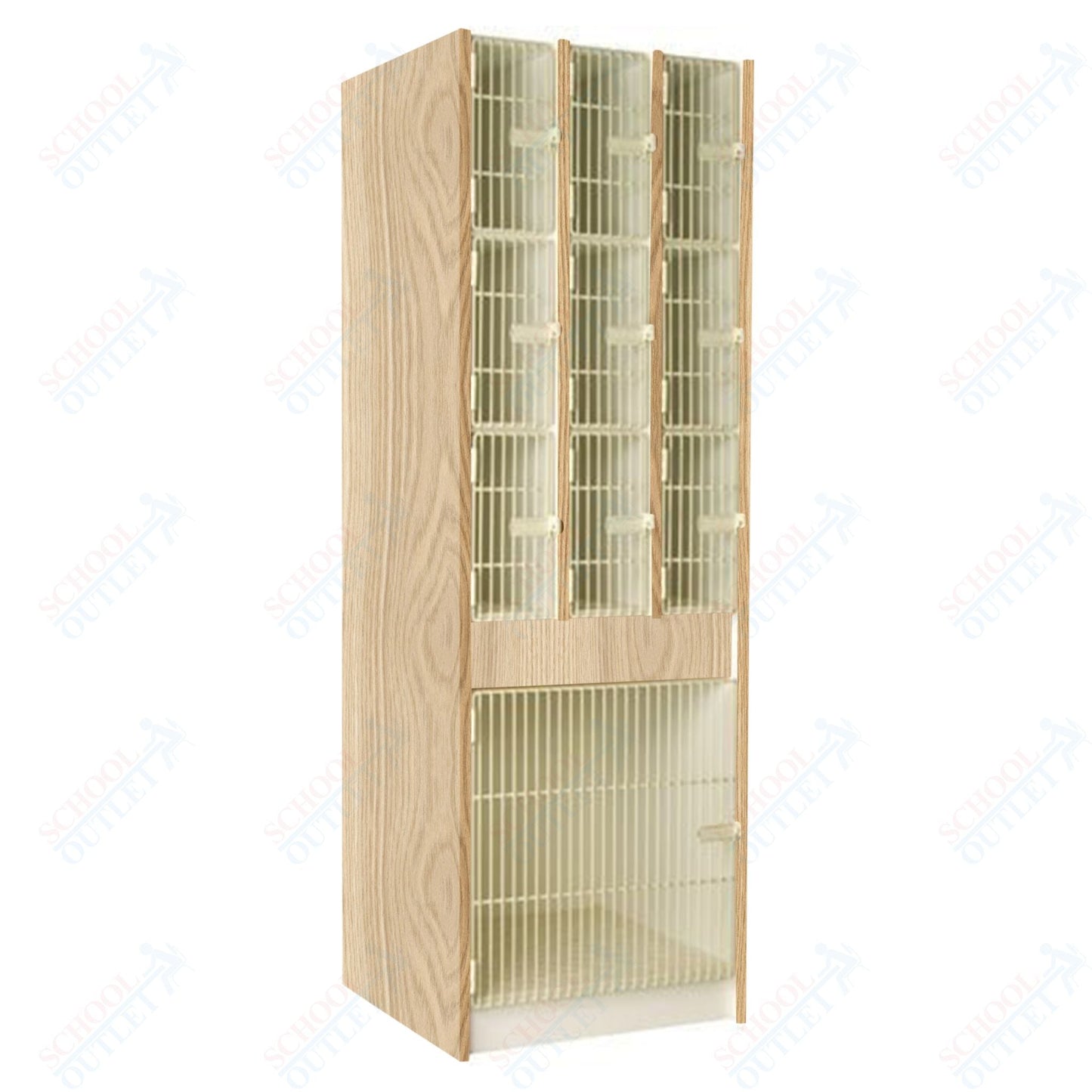 29" Deep Instrument Storage with Acousti - Grille Doors (89626 278429 A) - SchoolOutlet