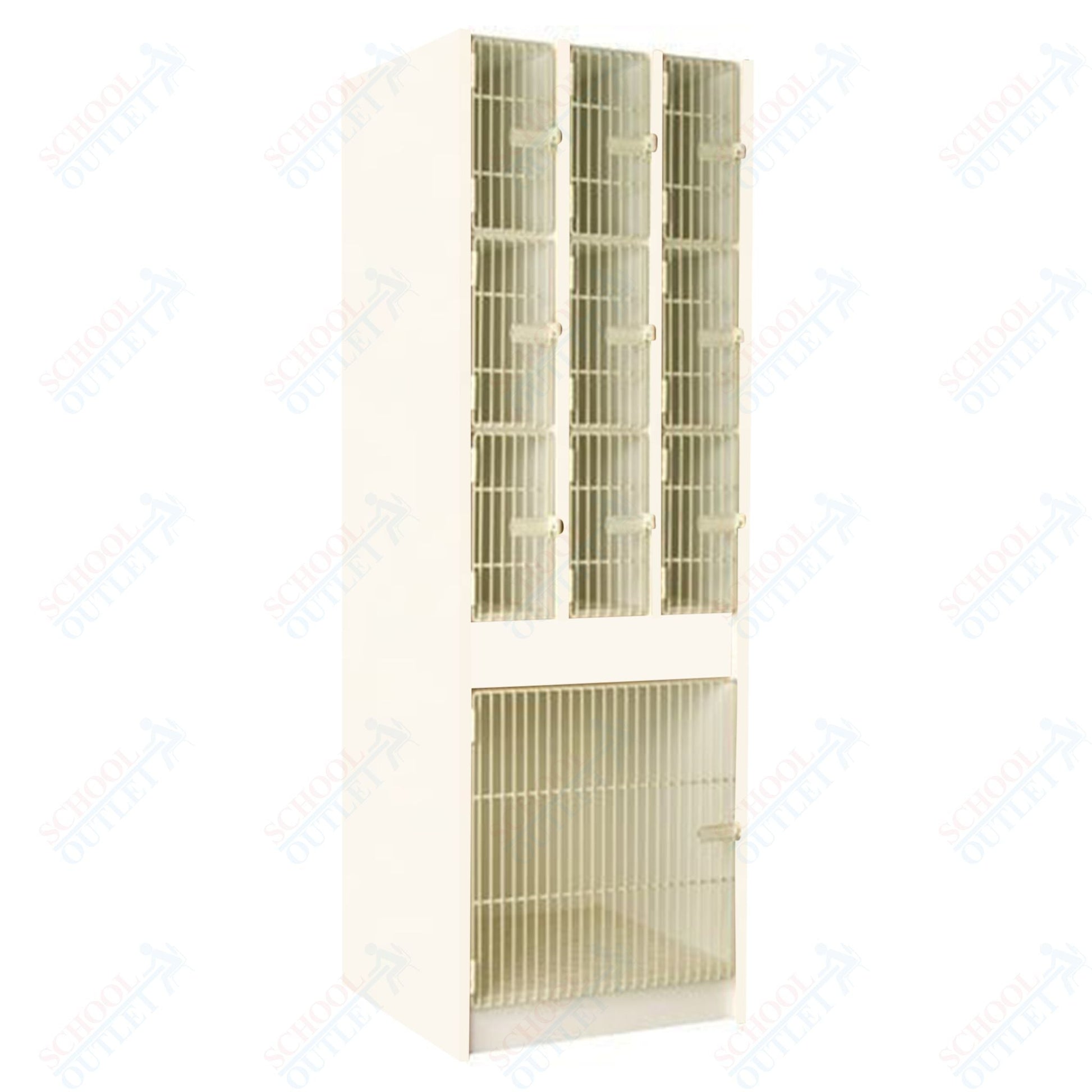 29" Deep Instrument Storage with Acousti - Grille Doors (89626 278429 A) - SchoolOutlet