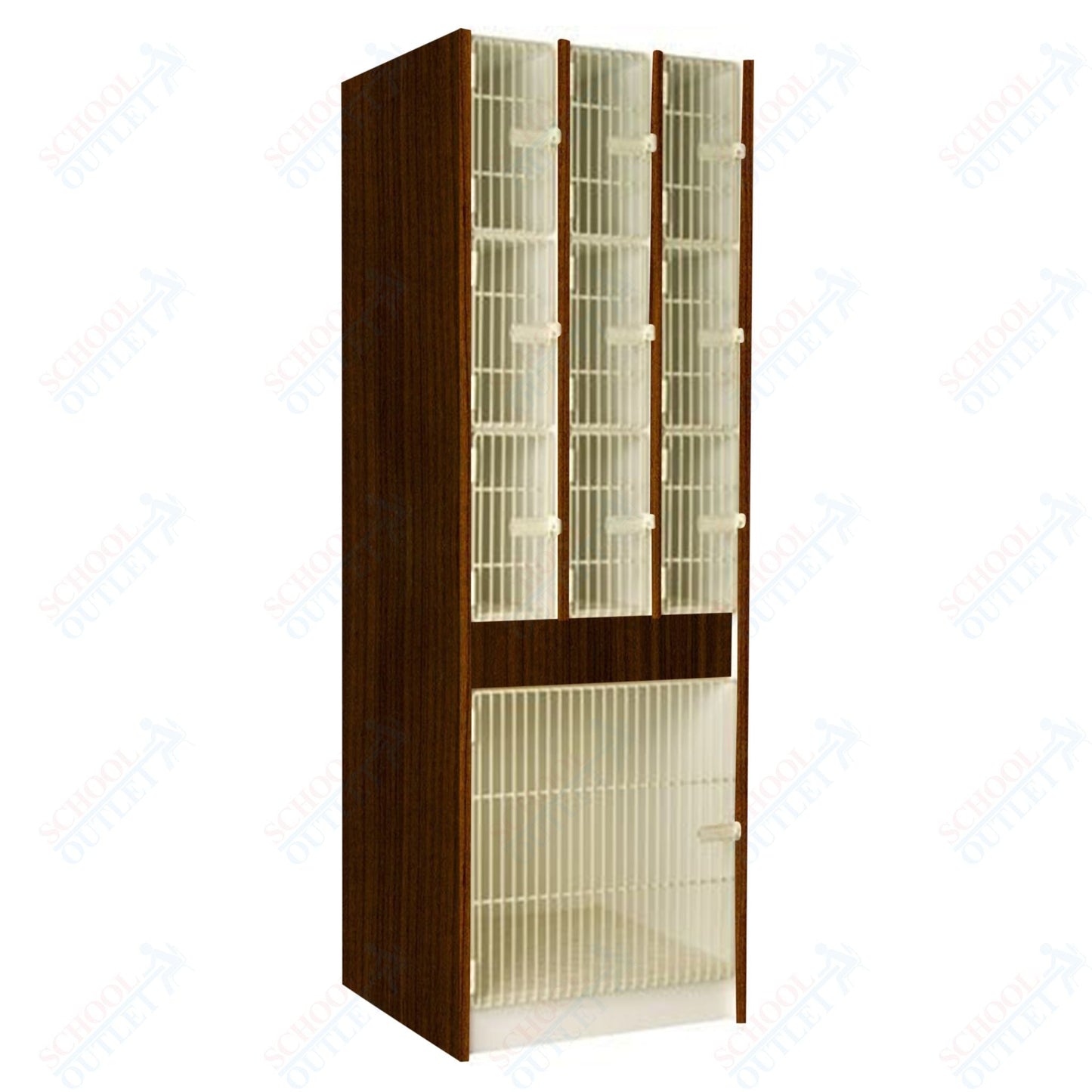 29" Deep Instrument Storage with Acousti - Grille Doors (89626 278429 A) - SchoolOutlet