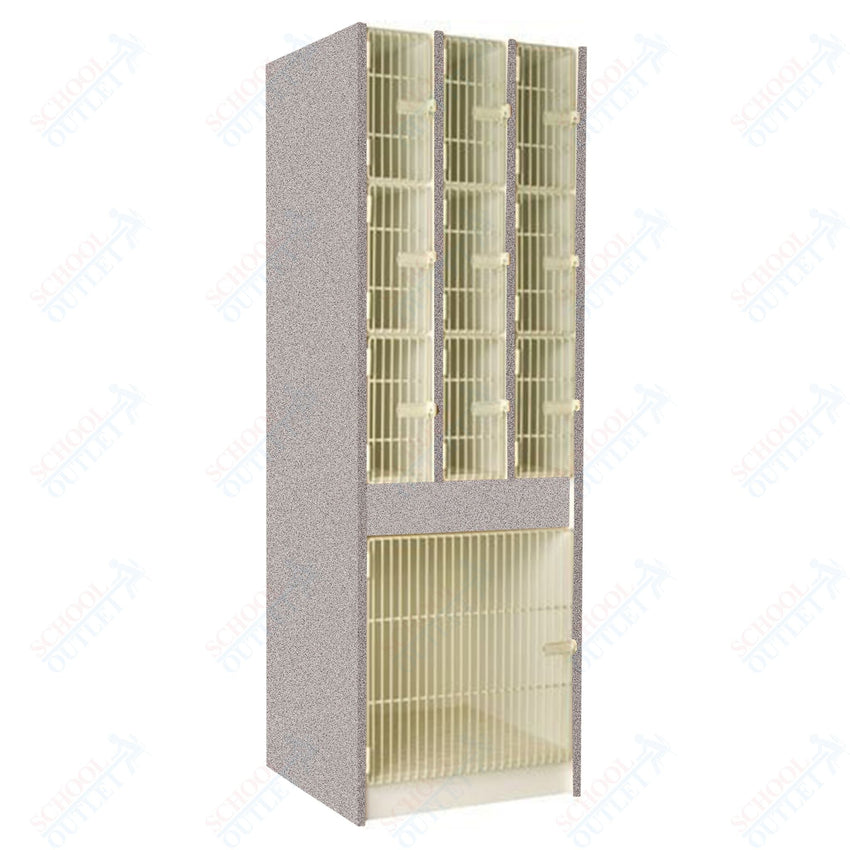 29" Deep Instrument Storage with Acousti - Grille Doors (89626 278429 A) - SchoolOutlet