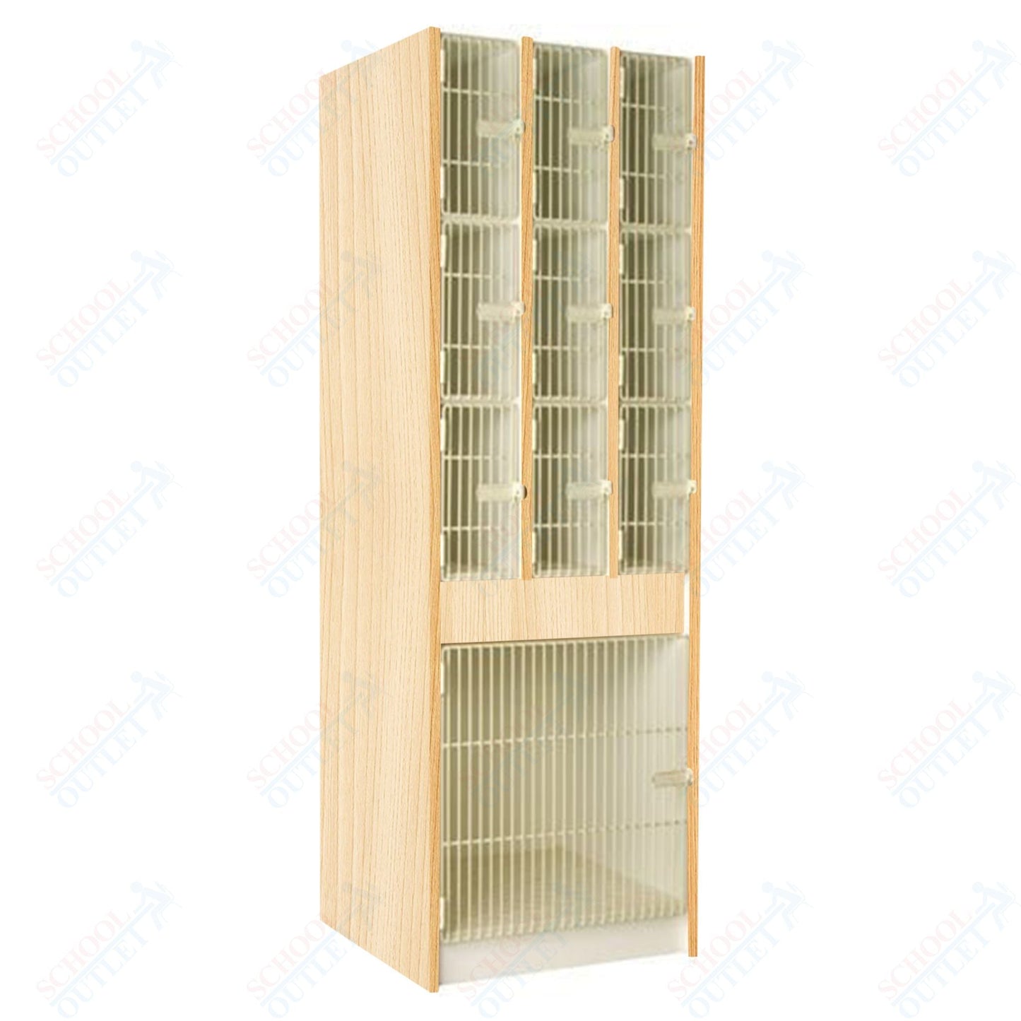 29" Deep Instrument Storage with Acousti - Grille Doors (89626 278429 A) - SchoolOutlet