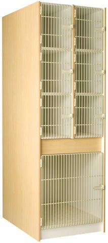 40" Deep Instrument Storage with Acousti - Grille Doors (89628 278440 A) - SchoolOutlet