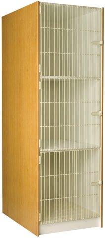 40" Deep Instrument Storage with Acousti - Grille Doors (89632 278440 A) - SchoolOutlet