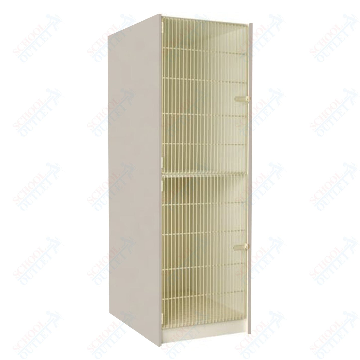 40" Deep Instrument Storage with Acousti - Grille Doors (89642 278440 A) - SchoolOutlet